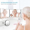 3-Way Mirror for Self Hair Cutting, Height Adjustable 360° Trifold Design to See Back of Head, Portable for Home Barber Use - 3 of 4