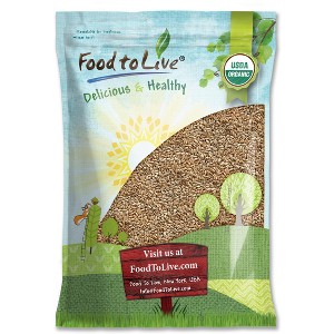 Organic Dry Roasted Sunflower Seed Kernels - Non-GMO, Unsalted, Oven Roasted, No Oil Added, Hulled, No Shell, Vegan, Kosher, Keto, Bulk. - 1 of 4