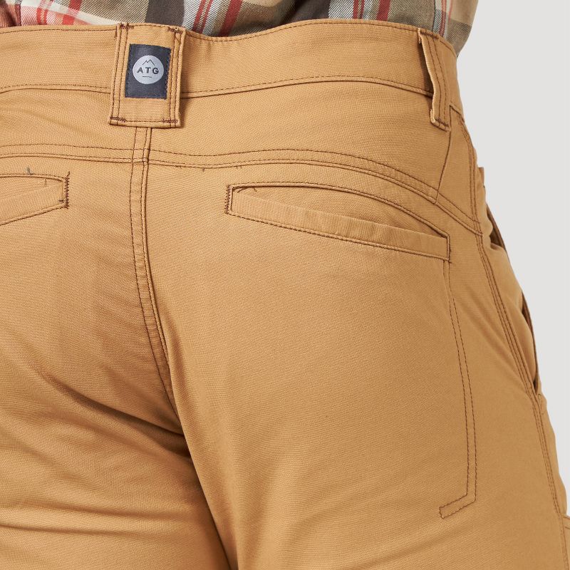 Wrangler Men's ATG Canvas Straight Fit Slim 5-Pocket Pants, 4 of 8