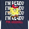 Boys' - SpongeBob SquarePants - Ready For Baseball Long Sleeve Graphic T-Shirt - 2 of 4