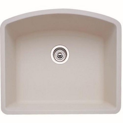 Blanco 440176 Diamond 24 Silgranit Granite Composite Undermount Single Bowl Kitchen Sink