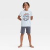 Boys' 3pc Printed Short Sleeve Pajama Set - Cat & Jack™ - 3 of 4