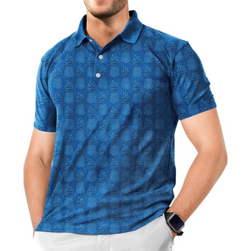 Happy Bay Mens Golf Shirts Polo Men Shirt Short Sleeve Dri Fit Polos