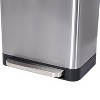 Hefty 52.2L Stainless Waste Step Trash Can