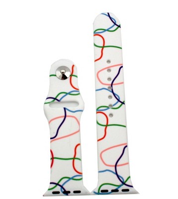 Olivia pratt printed silicone apple watch band