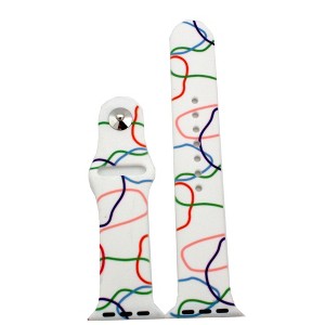 Olivia pratt printed silicone apple watch band - 1 of 4