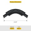 Brixwell 90-1137 Radius Screen Corner 2-3/4" Width 1" Radius Black - 2 of 4