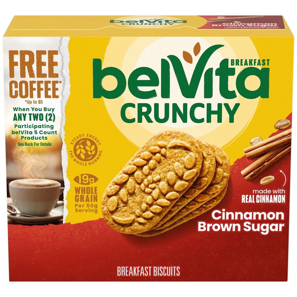 BelVita Cinnamon Brown Sugar Breakfast Biscuits - 8.8oz/5pk