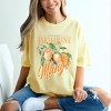 Simply Sage Market Farm Fresh Mango Watercolor Garment Dyed Tee - 2 of 4