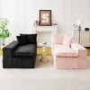 VASIP Luxury Color-Block Turtle Velvet Modular Sofa, Flexible Arrangeable Design for Single Row, Side-by-Side or Facing Layout ,for Living Room - 2 of 4