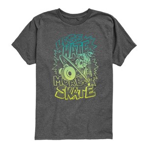Boys' - Instant Message - Less Hate More Skate Short Sleeve Graphic T-Shirt - 1 of 4