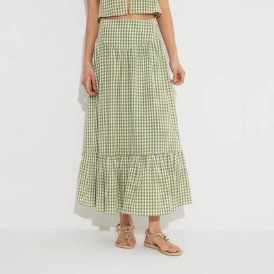 Women's Tiered Maxi Skirt - Wild Fable™