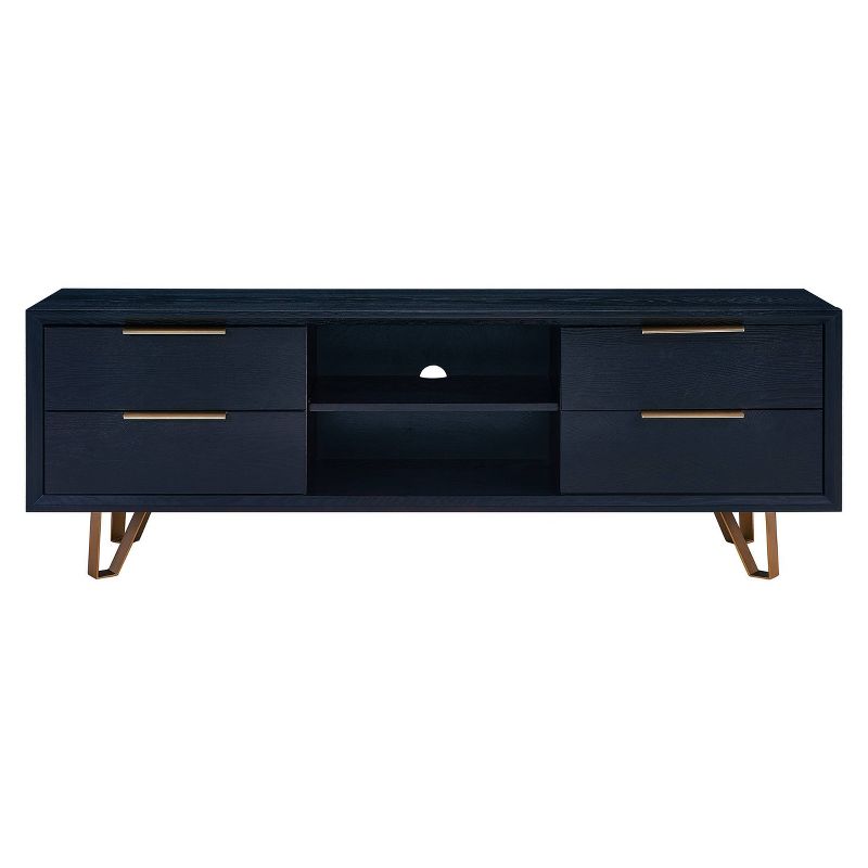 Markli TV Stand for TVs up to 61&#34; Black - Aiden Lane, 5 of 17