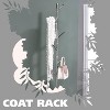 Kings Brand Furniture - Metal Freestanding Hall Tree Coat Rack Stand for Bedroom, Hallway, Entrance, Office,  Hats Coats Scarves - 4 of 4