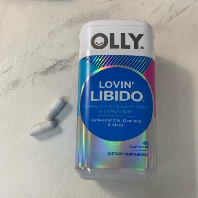 Olly Lovin' Libido Supplement Capsules With Ashwagandha, Damiana & Maca ...