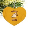 Ashland University Eagles Logo Heart Love Wood Christmas Tree Holiday Ornament - 2 of 3