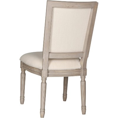 Buchanan Beige Linen Upholstered Side Chair Set