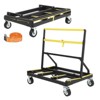 Heavy Duty Drywall Cart - 2200LB Capacity Folding Panel Dolly with Extendable Deck & Swivel Casters for Sheetrock, Plywood, Glass Transportation - 4 of 4