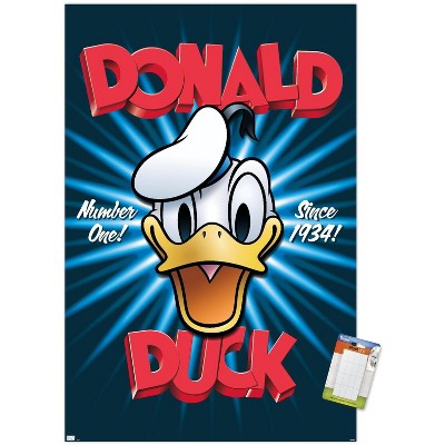Trends International Disney Donald Duck - Number One Unframed Wall ...