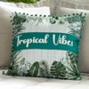 The Lakeside Collection Tropical Embroidered Accent Pillow - 2 of 3