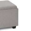 Avalon - Storage Ottoman - Cloud Grey - 4 of 4