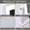 VANITII 12''X 16'' Vanity Makeup Mirror with  Lights LED Strip Adjustable Brightsness Tabletop Metal White - 2 of 4