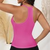 Anna-Kaci Active Women's Deep V-Neck Tank Top with Slim Fit and Adjustable Strap Detail - 3 of 4