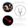 Bormioli Rocco America '20s 8.5 oz Cocktail Glasses - Set of 4, Vintage-Inspired Teardrop Detail & Decorative Stem, Glass Clarity with Laser Cut Rim - 4 of 4