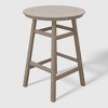 WestinTrends Malibu 35" All Weather HDPE Outdoor Patio Round Counter Height Bistro Table With Umbrella Hole - 4 of 4
