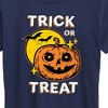 Women's - Instant Message - Vintage Trick Or Treat Pumpkin Short Sleeve Graphic T-Shirt - 2 of 4