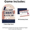 Big Dot of Happiness But First, Wine - How Many Candies Wine Tasting Party Game - 1 Stand and 40 Cards - Candy Guessing Game - 3 of 4