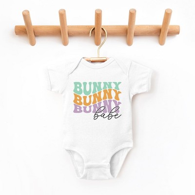 The Juniper Shop Bunny Babe Stacked Baby Bodysuit