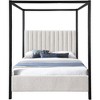 Meridian Furniture,Kelly Boucle Fabric Bed - 2 of 4