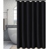 Home Mart Goods Black Vinyl Shower Curtain Liner Waterproof - 70" x 72" - 4 of 4