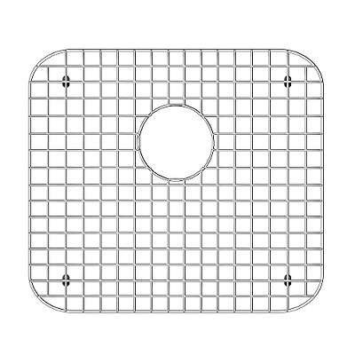ALFI Stainless Steel Kitchen Sink Grid For Noah"s Sink Model WHDBU3320