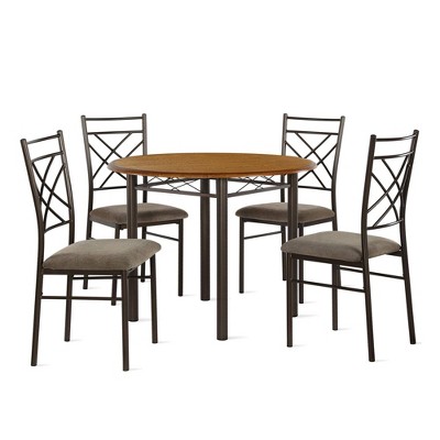 5pc Charli Dining Set Bronze - Dorel Living