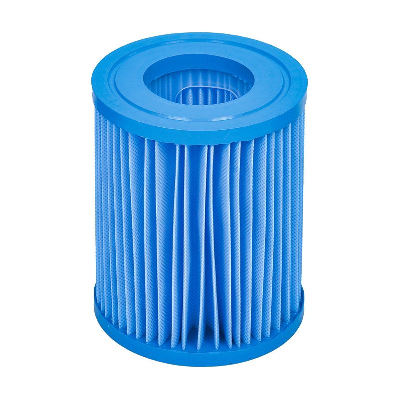 Pool Central 5.5" Blue Inorganic Antimicrobial Pool Replacement Filter Core Cartridge, 4 of 5