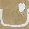 Unique Bargains H Shoulder Corduroy Apron 1 Pc - 4 of 4