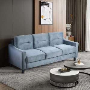 Sofa Couch Comfortable Sectional Couches And Sofas Foldable Loveseat With Armrests - 1 of 4