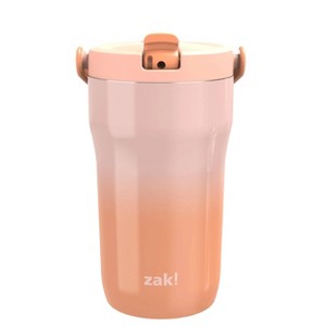 Zak Designs 14 fl oz Double Walled Stainless Steel Sutton Grip Insulated Tumbler - 1 of 4