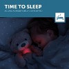Zazu Kids Plush Teddy Sleep Trainer, Nightlight & Sound Machine - Purple - 3 of 4