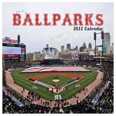 2022 Wall Calendar Ballparks - The Time Factory