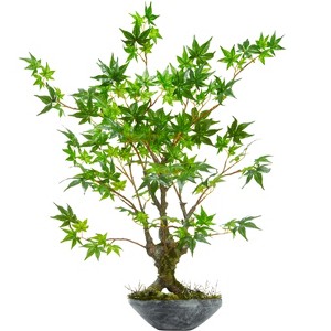 Nearly Natural 30-in Maple Bonsai Artificial Tree in Planter - 1 of 2