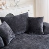 Round Chenille 360° Swivel Barrel Chair with Fluffy Cushion, Space-Saving and Modern Sleeper for Living Room - 3 of 4