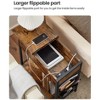 VASAGLE Side Table End Table with USB Ports and Outlets, with Charging Station - 4 of 4