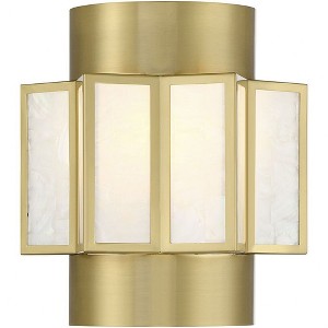 Savoy House Gideon 2 - Light Wall Light in  Warm Brass - 1 of 1