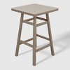 WestinTrends Malibu 30" All Weather HDPE Outdoor Patio Square Counter Height Bistro Table with Umbrella Hole - 4 of 4