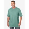 KingSize Shrink-Less Lightweight Pocket Crewneck T-Shirt - 4 of 4