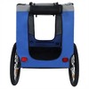 XINGHANZHENXUAN Large Folding Bike Trailer for Dogs, All-Terrain Pet Carrier for Cycling, Jogging, Camping, Outdoor Adventures - 4 of 4
