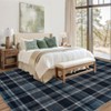 1200Gsm 350g Washed Back Velvet Soft Velvet Fabric 100% Polyester Foldable Printed Carpet XM Classic British Weave Shadow - 3 of 4